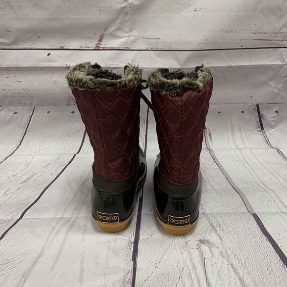 𝅺NWT Sporto Ecosystem Duck Boots Size 10 - Picture 3 of 7